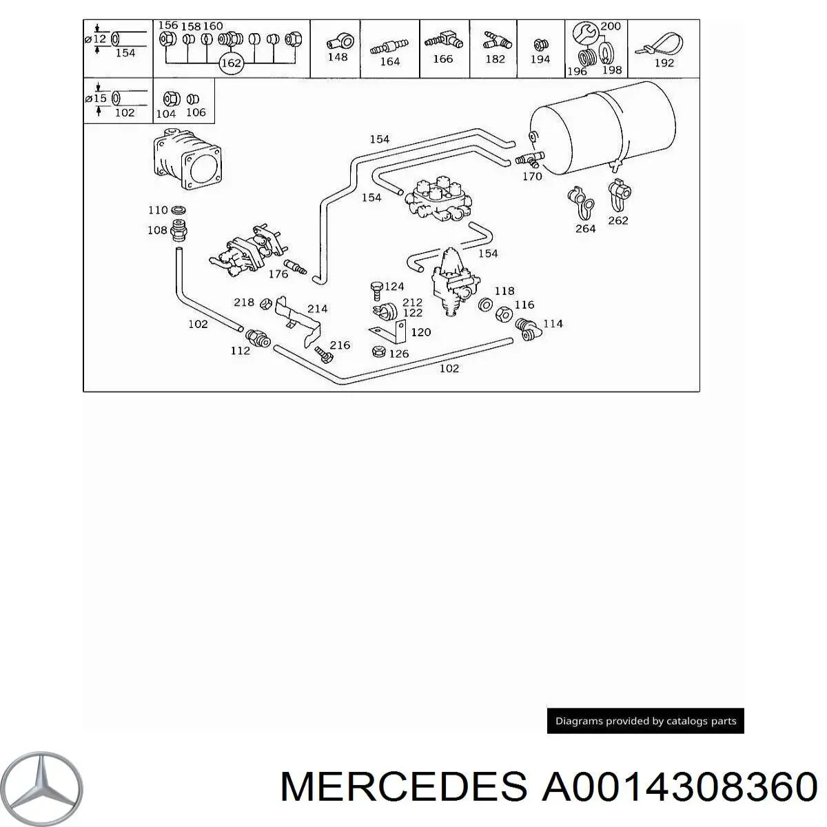  A0014308360 Mercedes