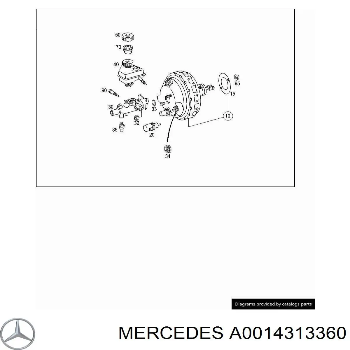  Mercedes A0014313160 цена, от 3.34 USD