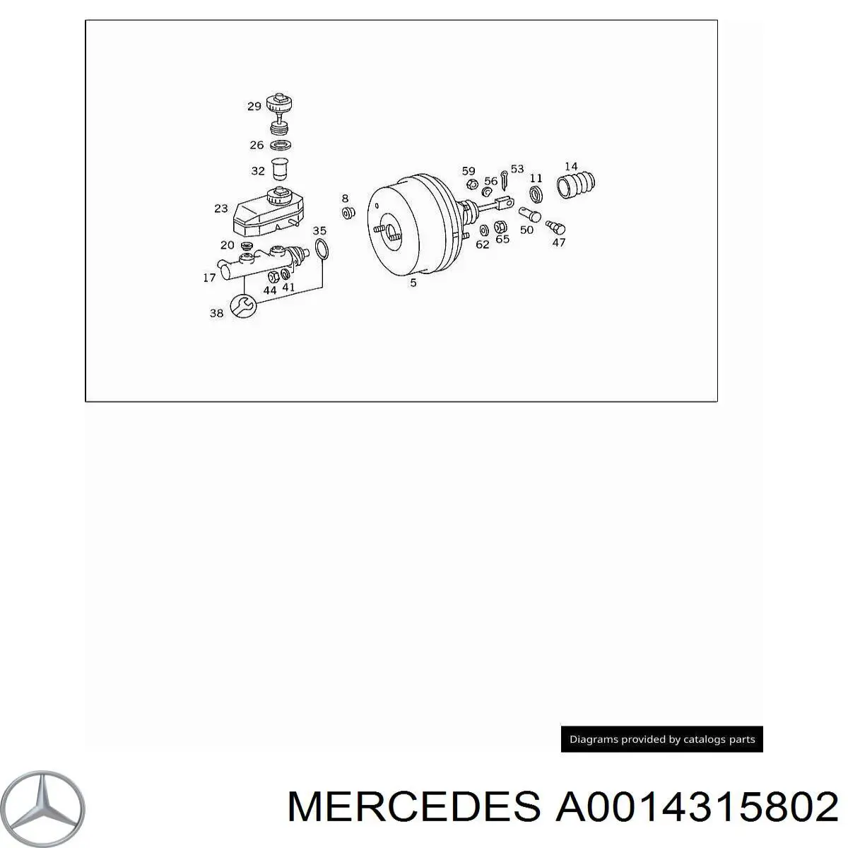 A0014315802 Mercedes 