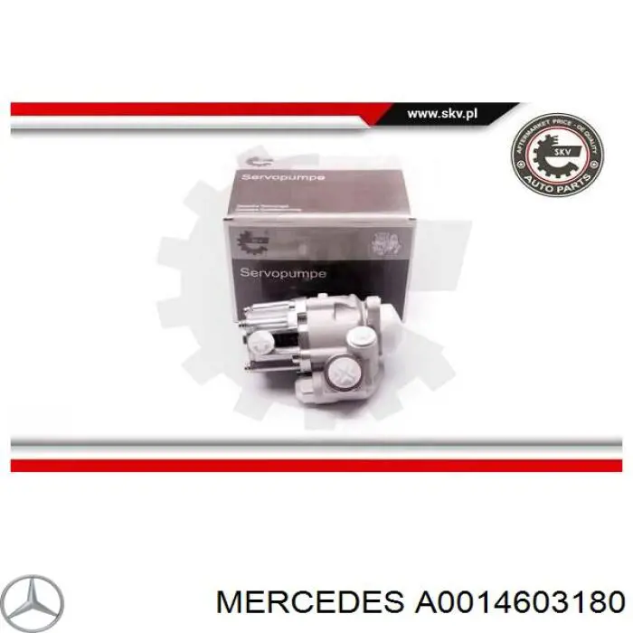 A0014603180 Mercedes bomba da direção hidrâulica assistida