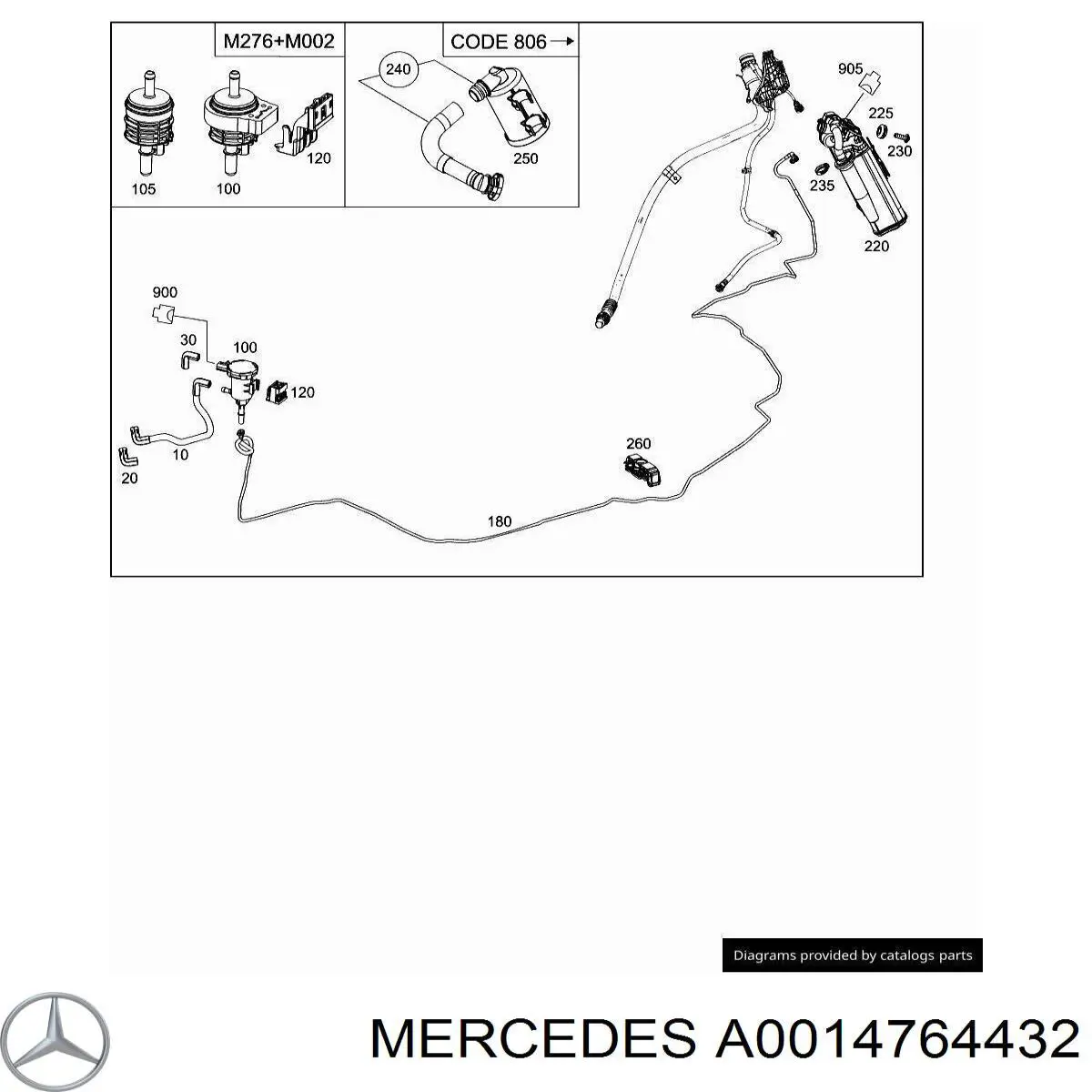 Купить A0014764432 Mercedes 