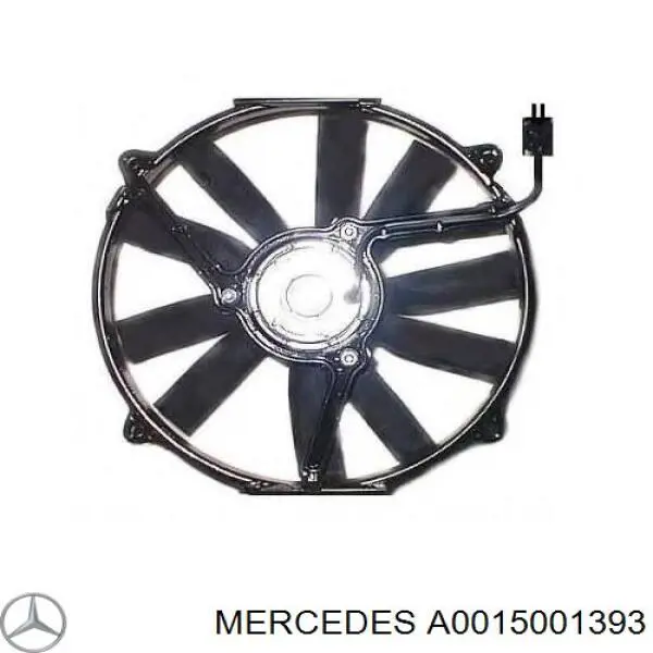 A0015001393 Mercedes электровентилятор охлаждения в сборе (мотор+крыльчатка)