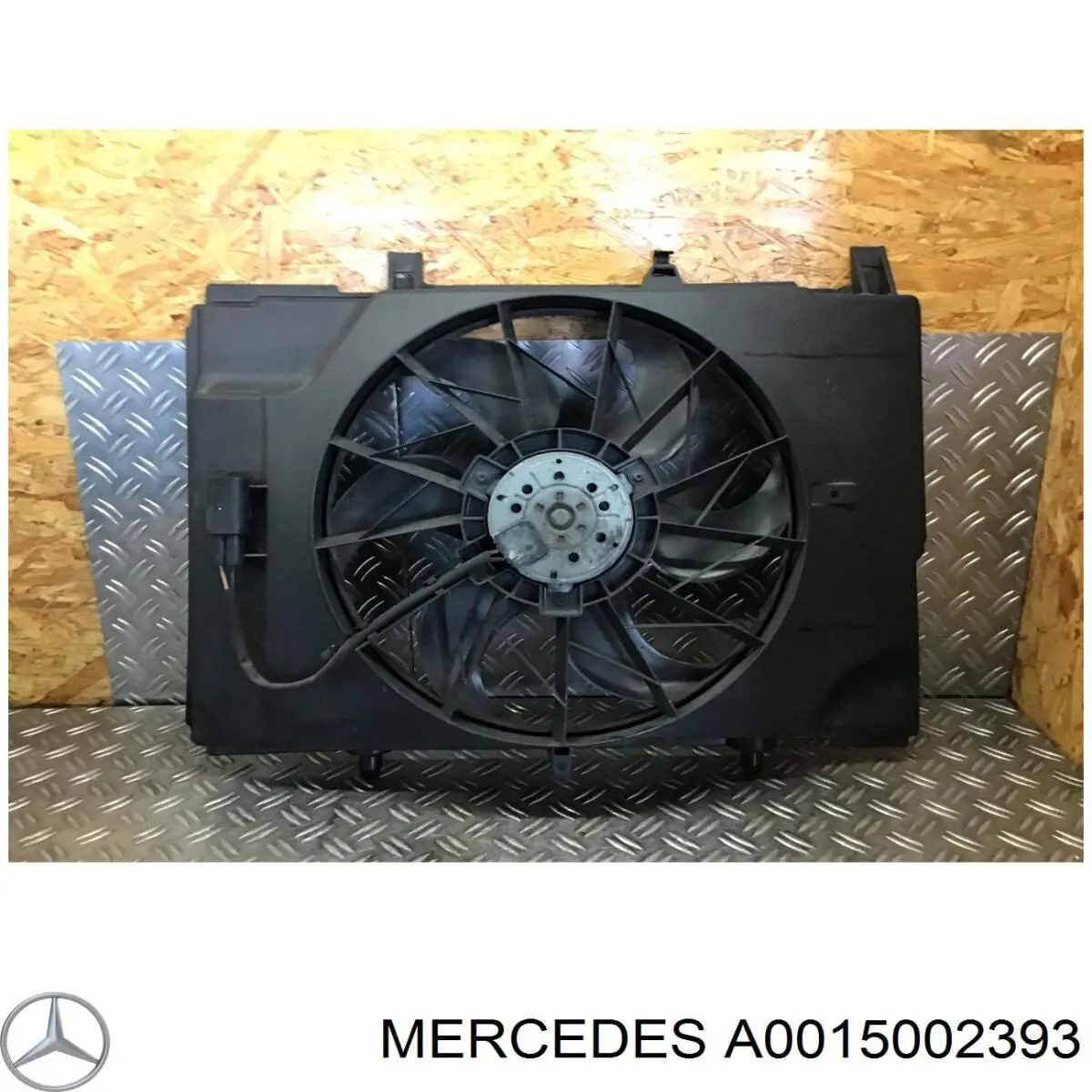 Диффузор радиатора охлаждения в сборе с мотором и крыльчаткой Mercedes 0015002393 цена, от 42.33 USD