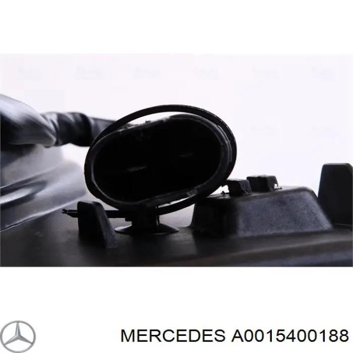 A0015400188 Mercedes электровентилятор охлаждения в сборе (мотор+крыльчатка)