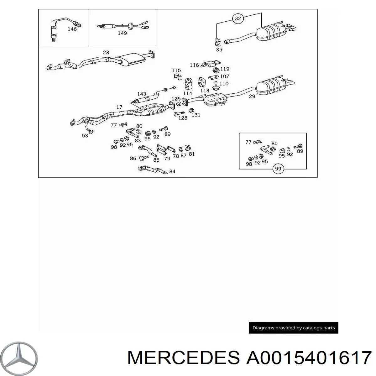 0015401617 Mercedes 