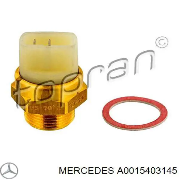 A0015403145 Mercedes датчик температуры охлаждающей жидкости (включения вентилятора радиатора)