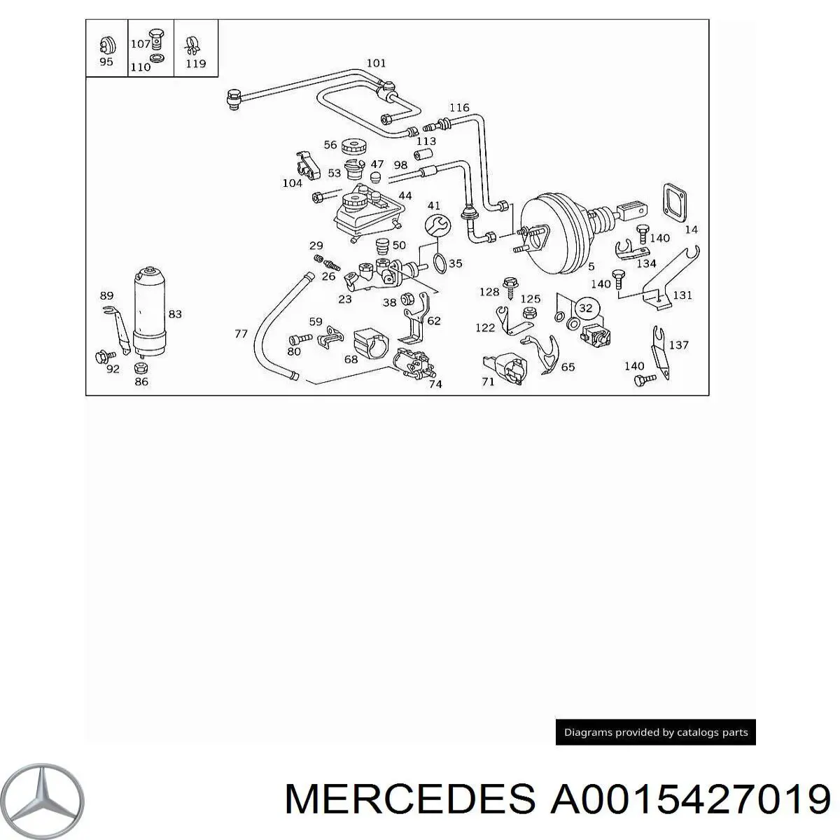  0015427019 Mercedes