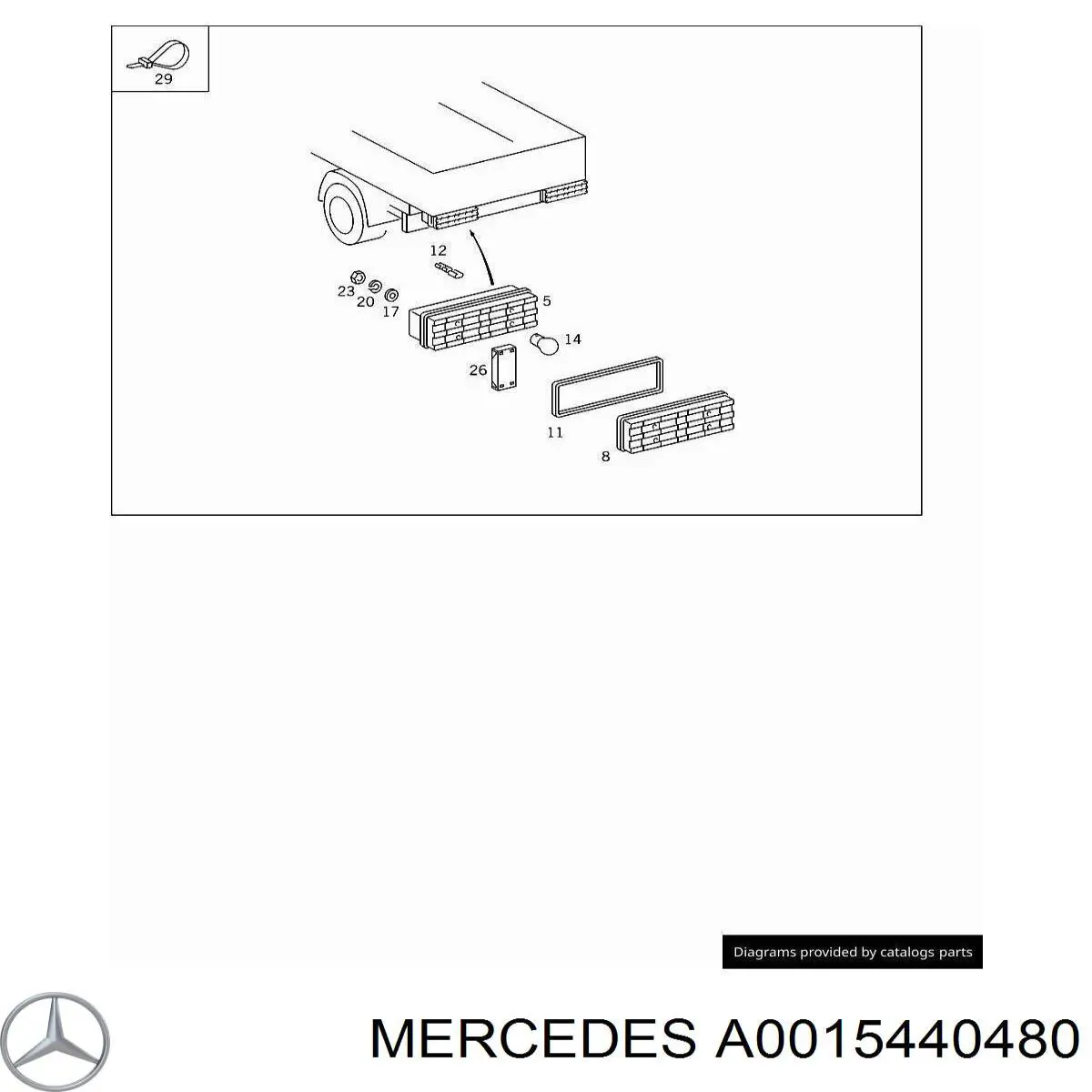  A0015440480 Mercedes