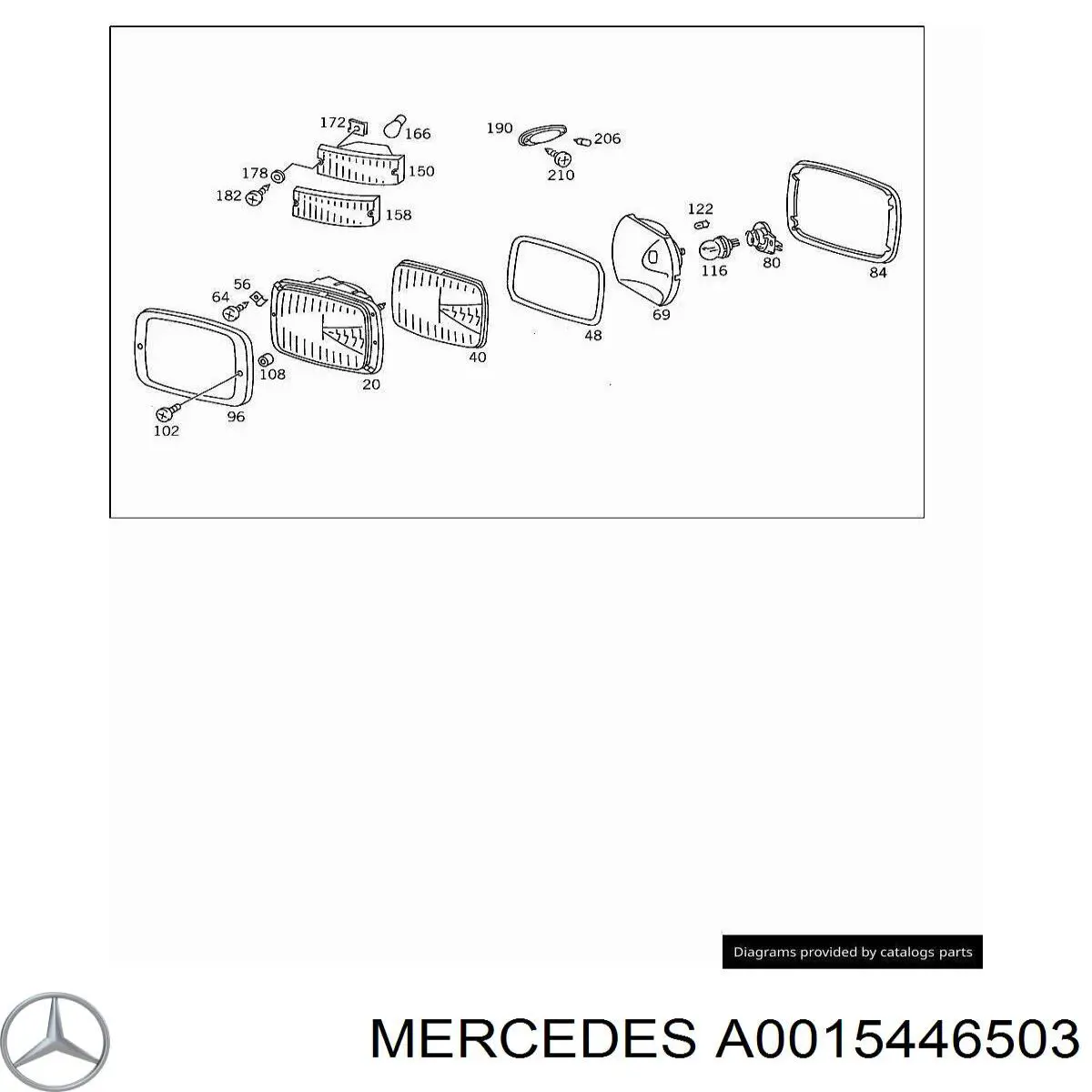  A0015446503 Mercedes