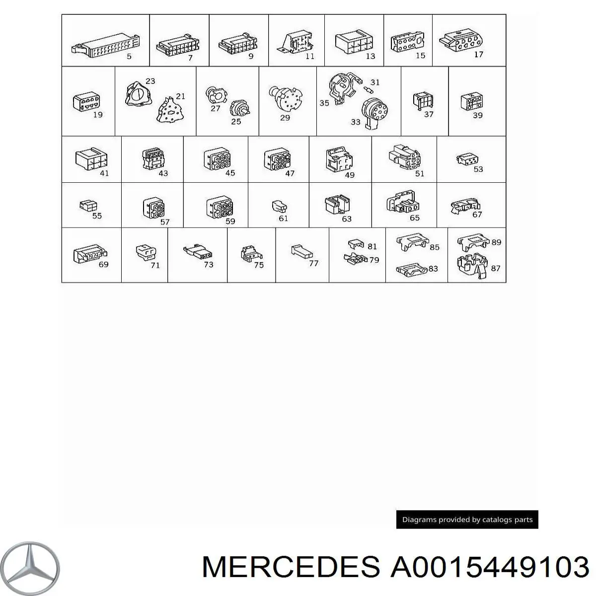 0015449103 Mercedes 