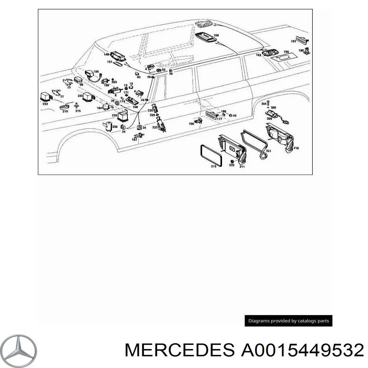  0015449532 Mercedes