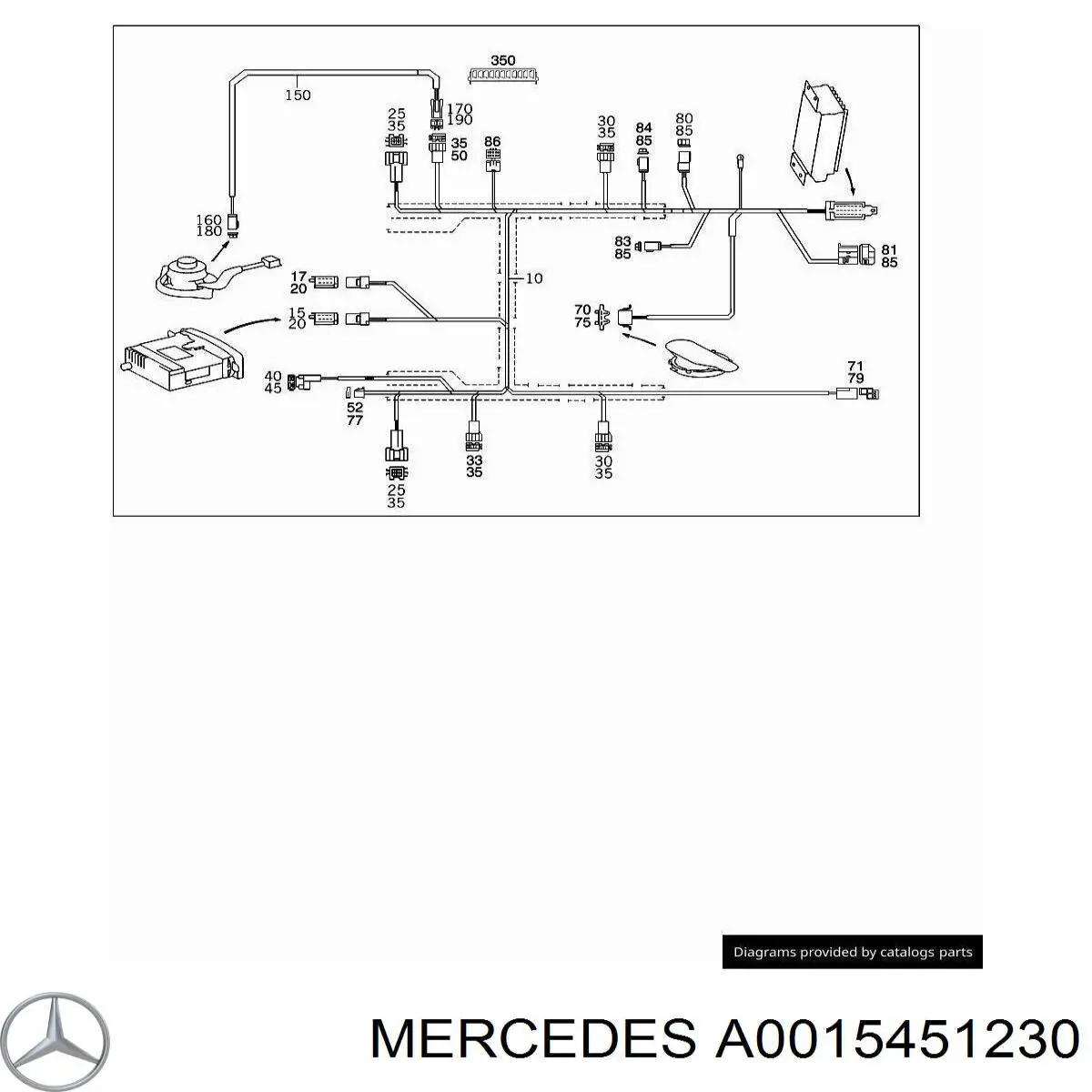 Купить A0015451230 Mercedes 