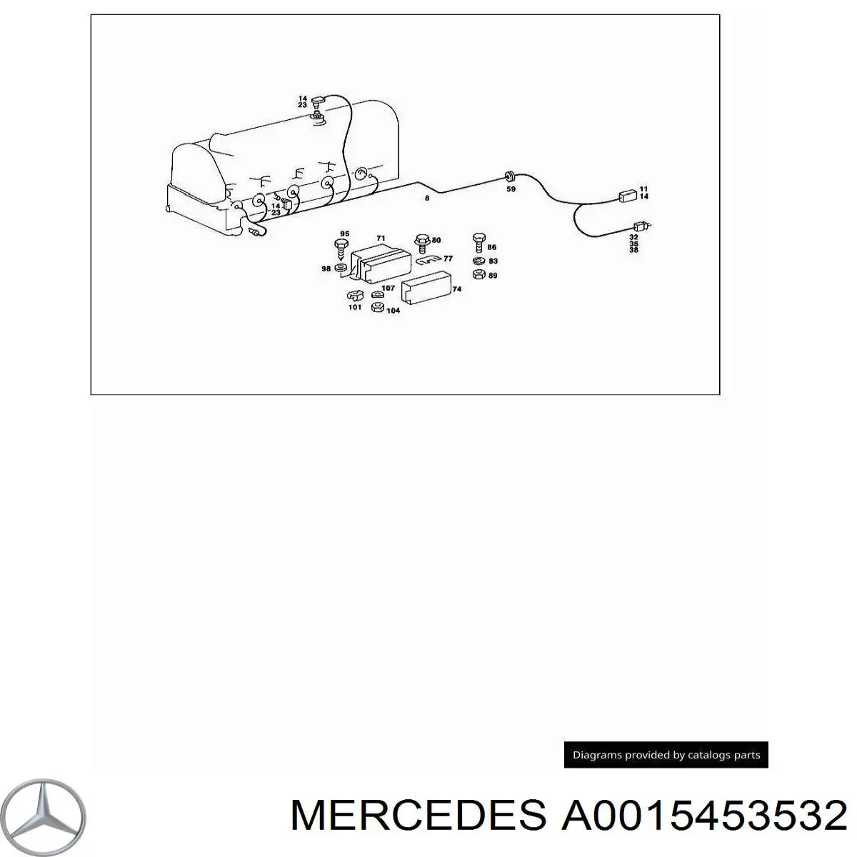  Mercedes 0015453532 цена, от 25.34 USD