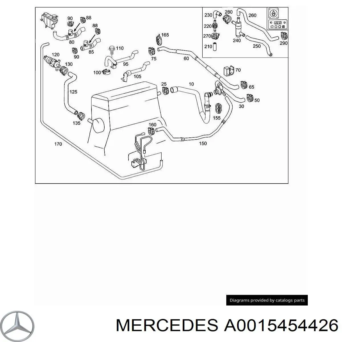 A0015454426 Mercedes 