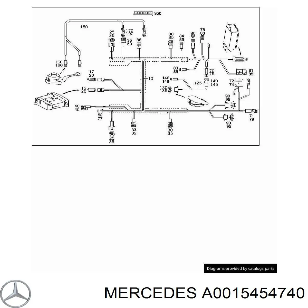  Mercedes A0015454740 цена, от 4.75 USD