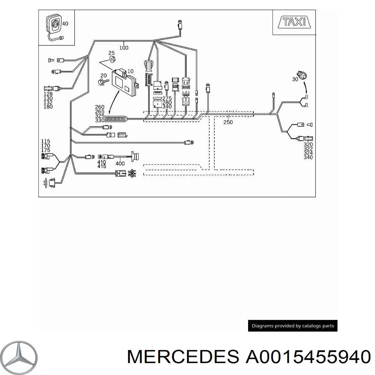 Купить A0015455940 Mercedes 
