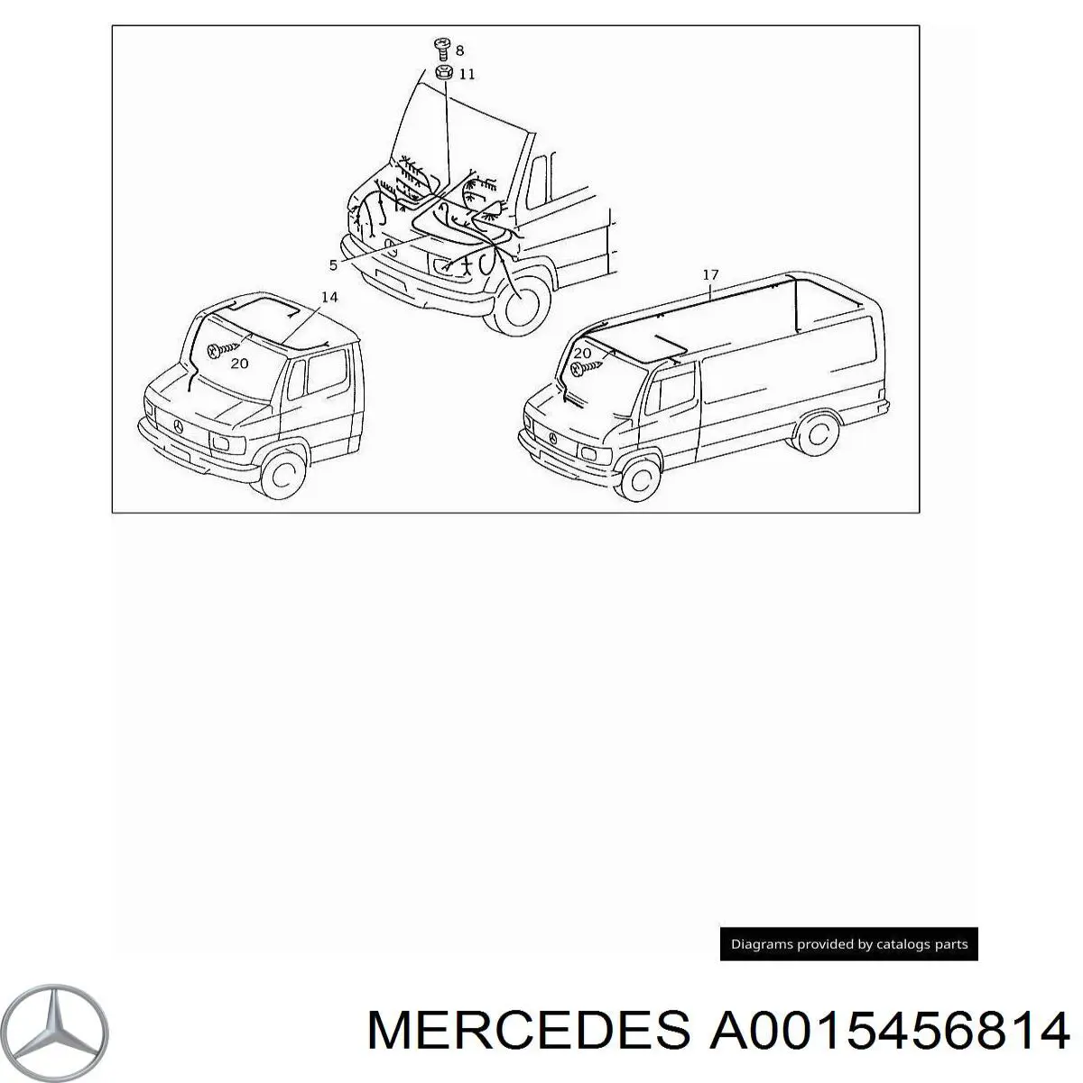 A0015456814 Mercedes 
