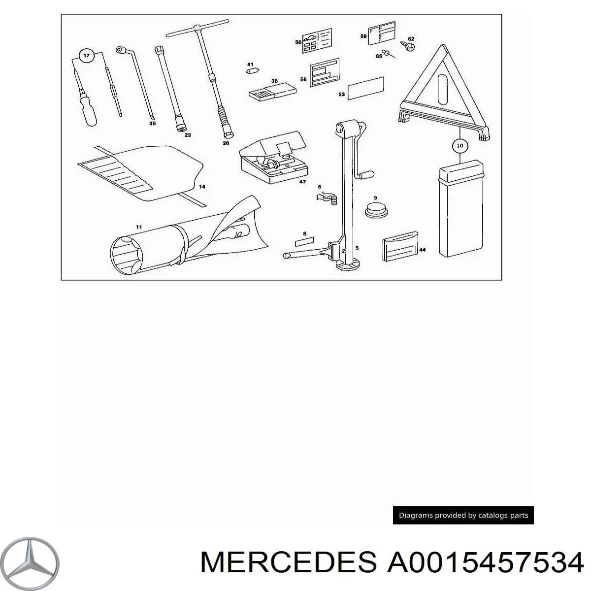  001545753464 Mercedes