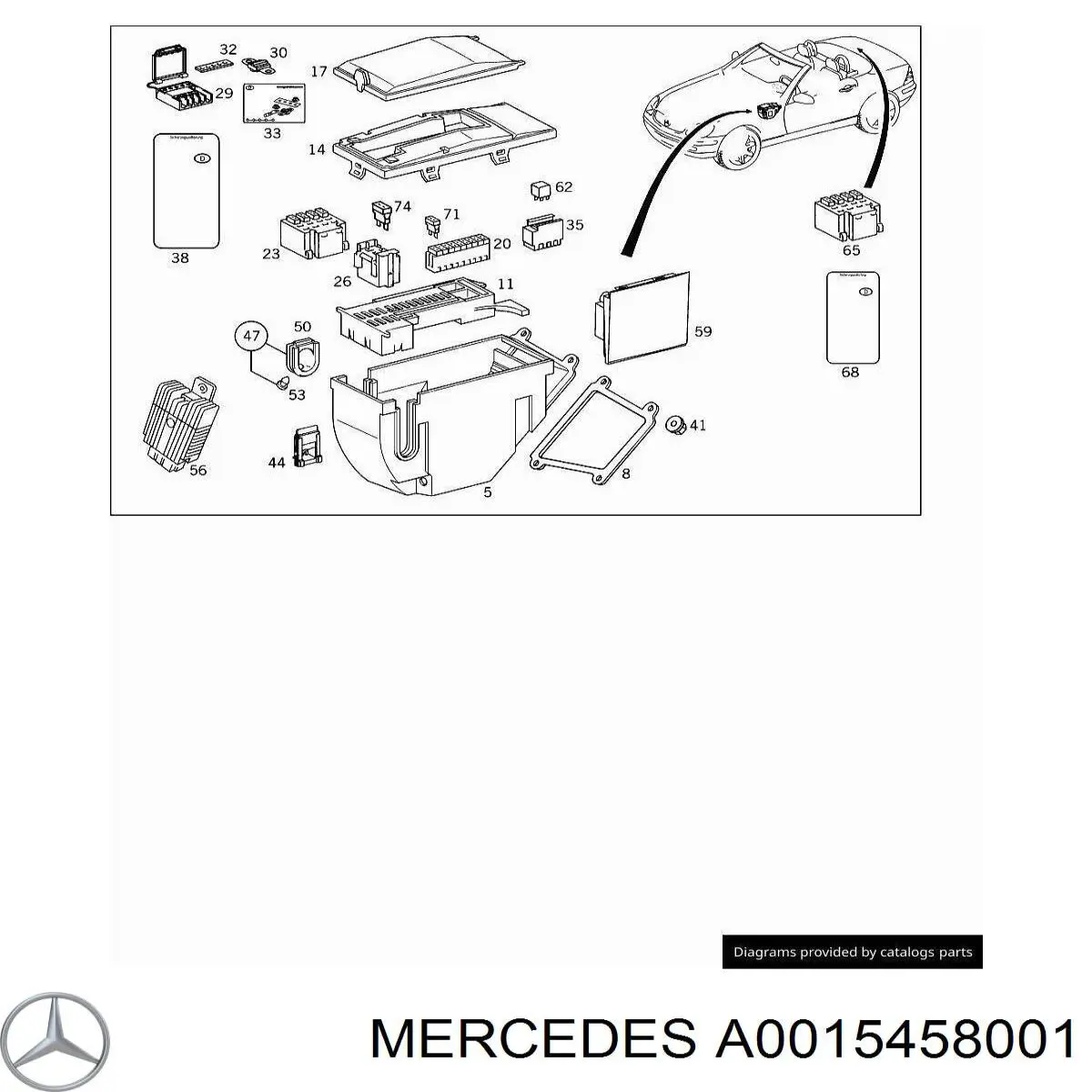  A0015458001 Mercedes