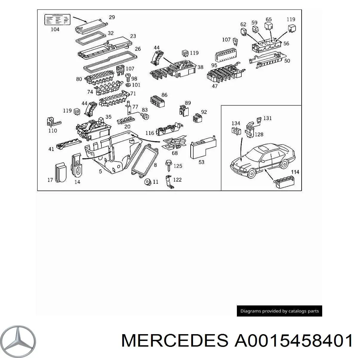  A0015458401 Mercedes