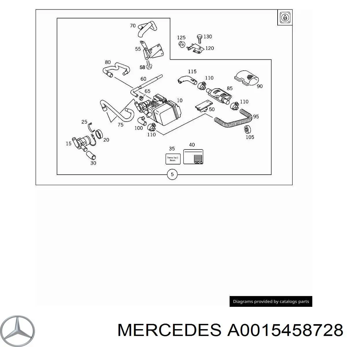 Купить A0015458728 Mercedes 