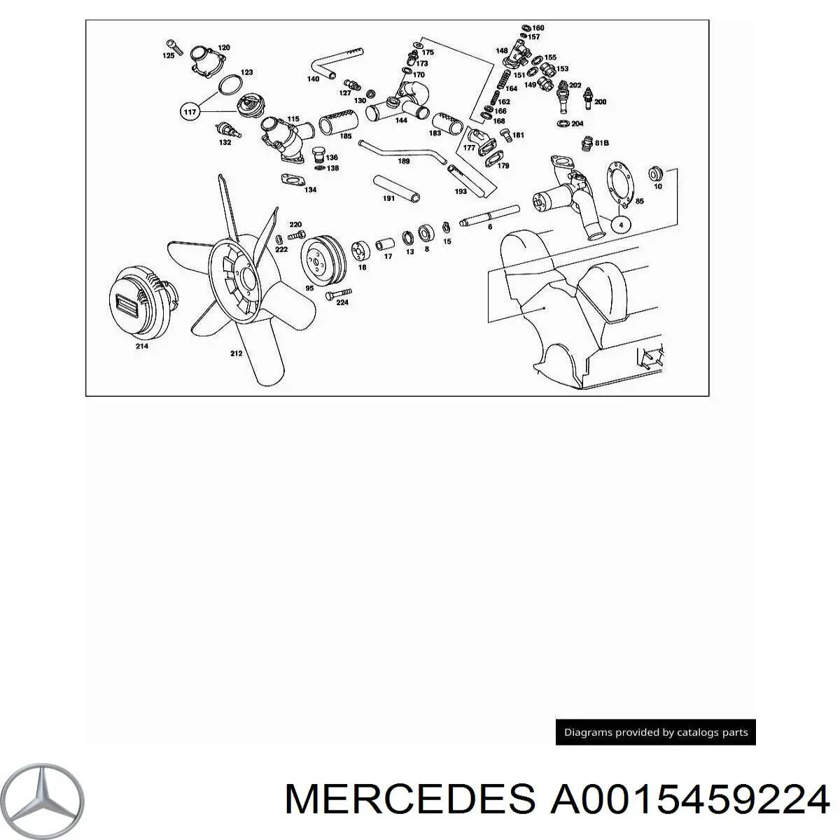  A0015459224 Mercedes