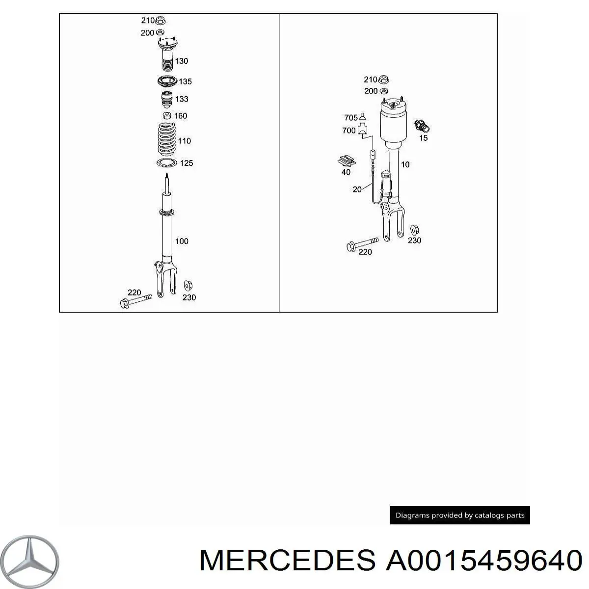  A0015459640 Mercedes