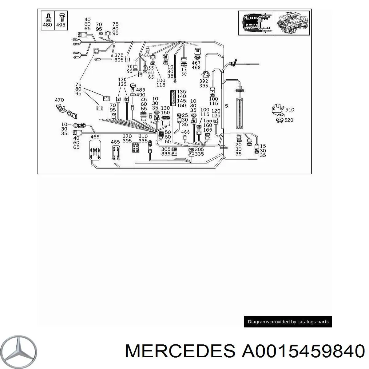 Купить A0015459840 Mercedes 