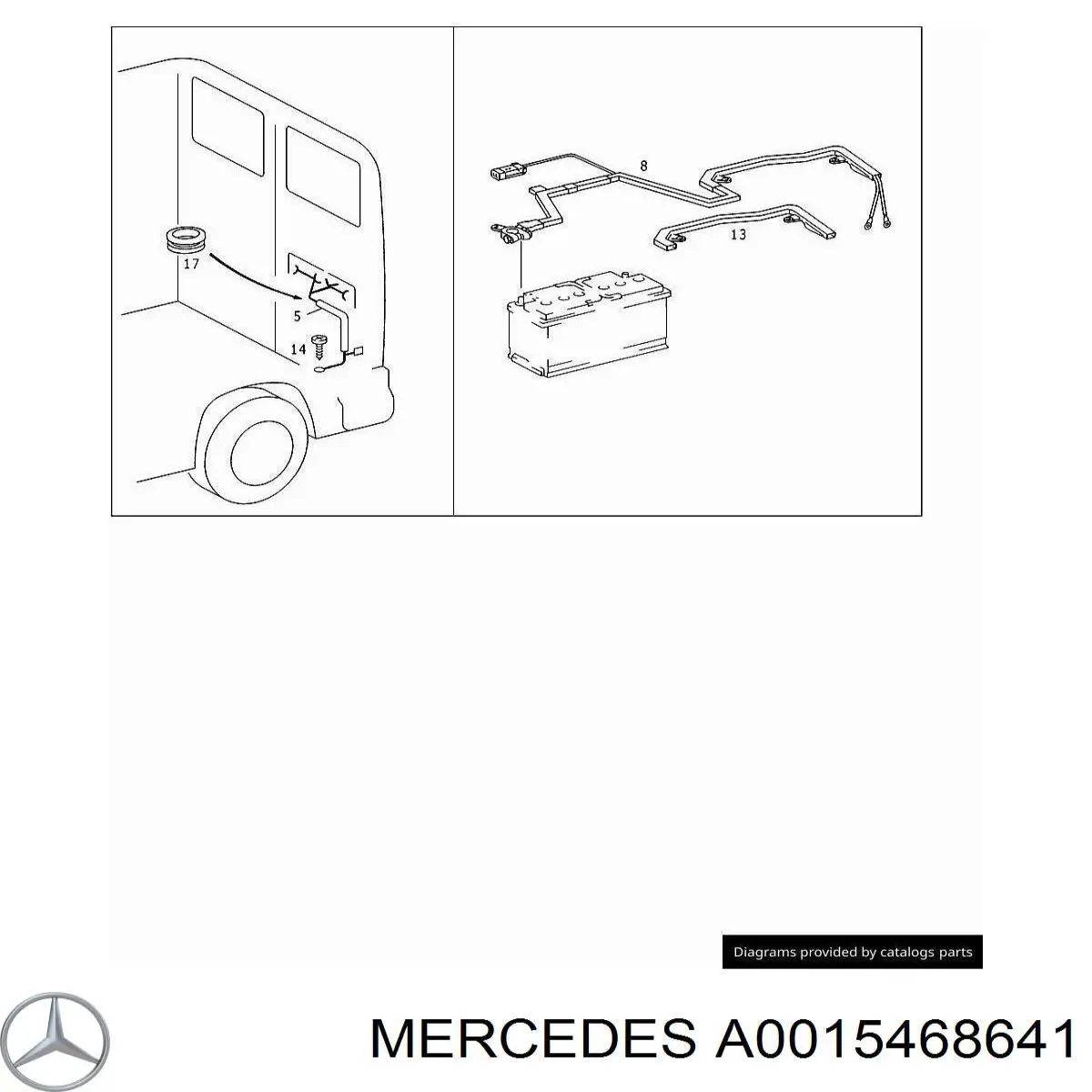  0015468641 Mercedes