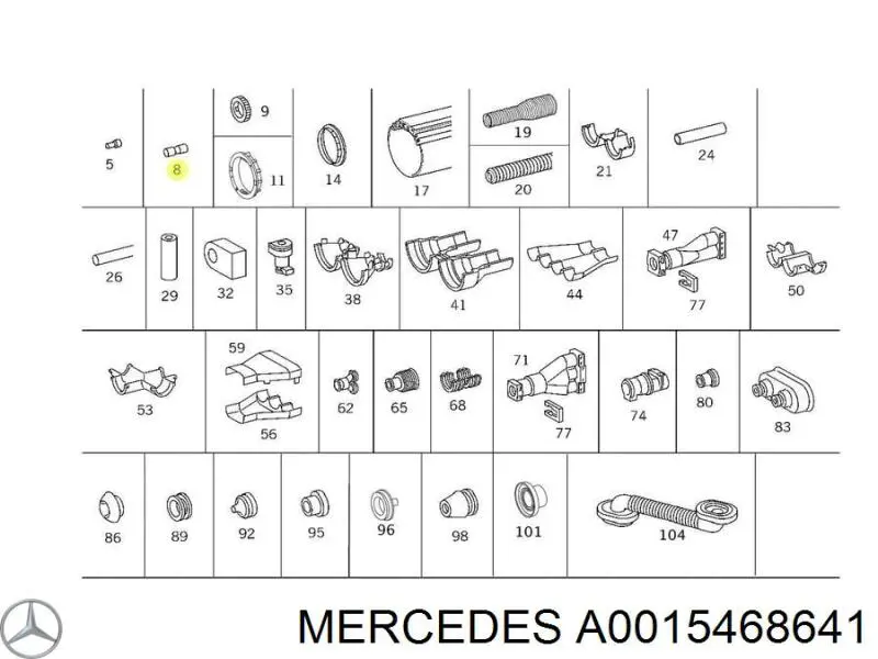 Купить A0015468641 Mercedes 
