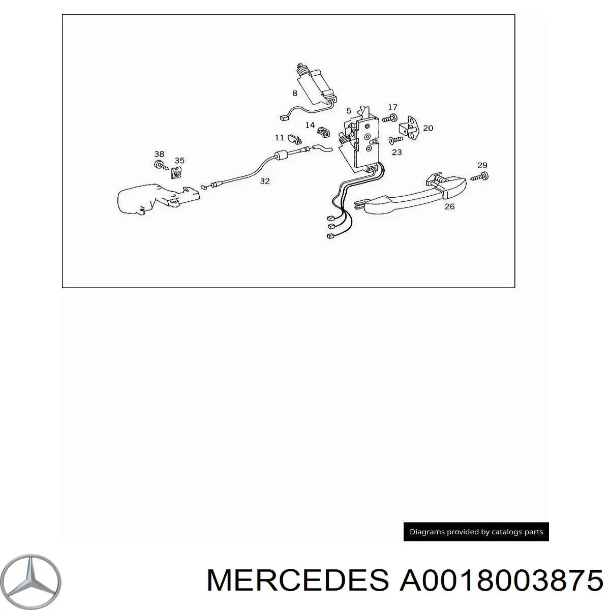 A0018003875 Mercedes 