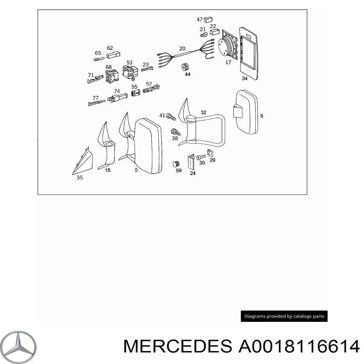 A0018116614 Mercedes 