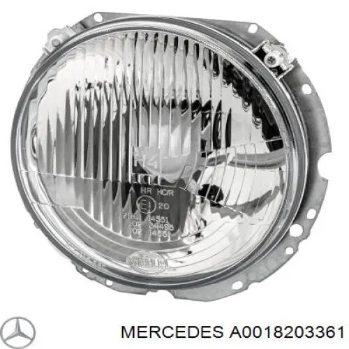 A0018203361 Mercedes лампа-фара левая/правая