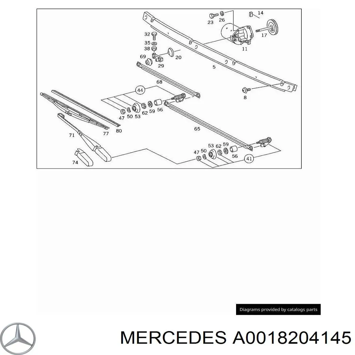  A0018204145 Mercedes