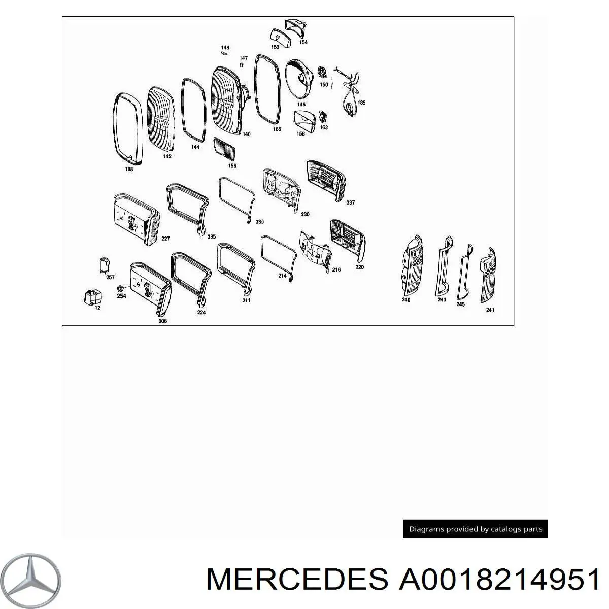  A0018214951 Mercedes