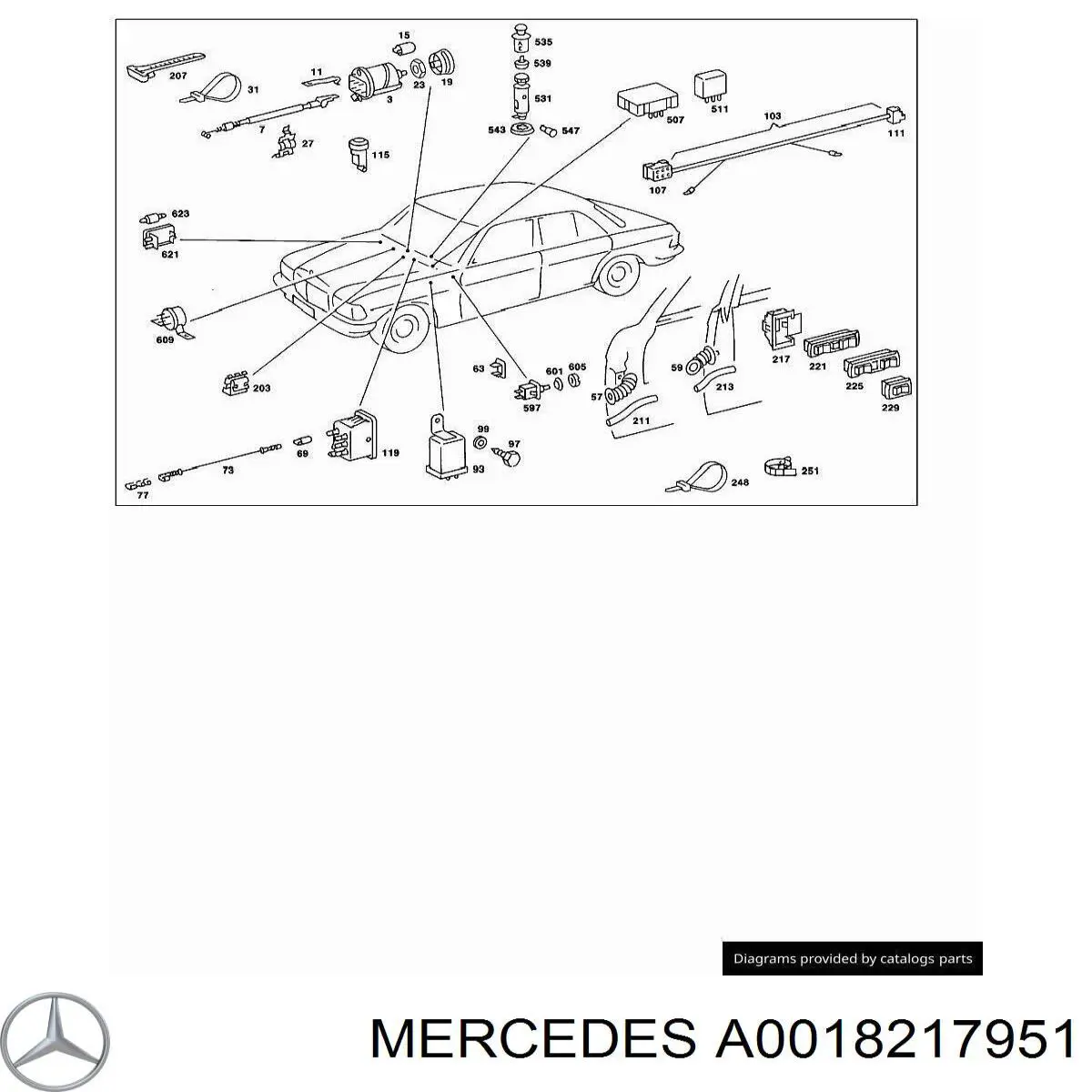 0018217951 Mercedes 