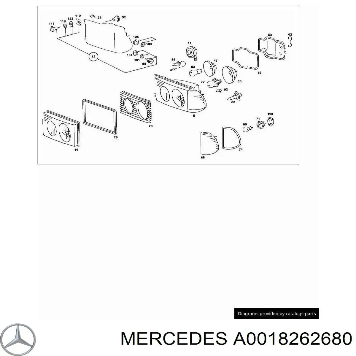 A0018262680 Mercedes 