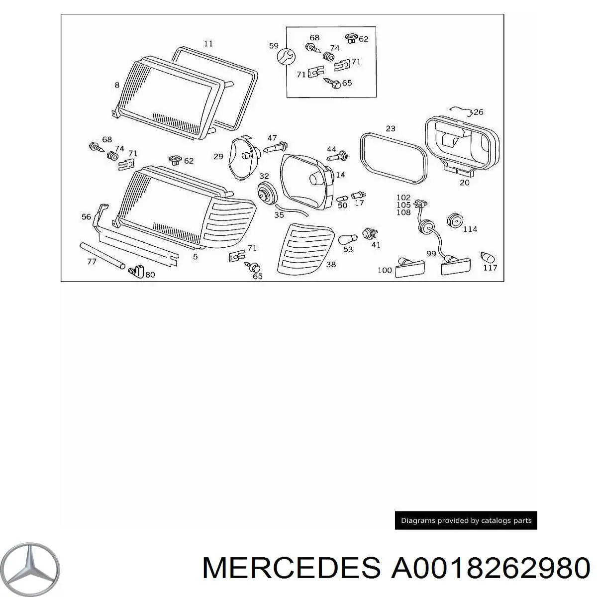 A0018262980 Mercedes 