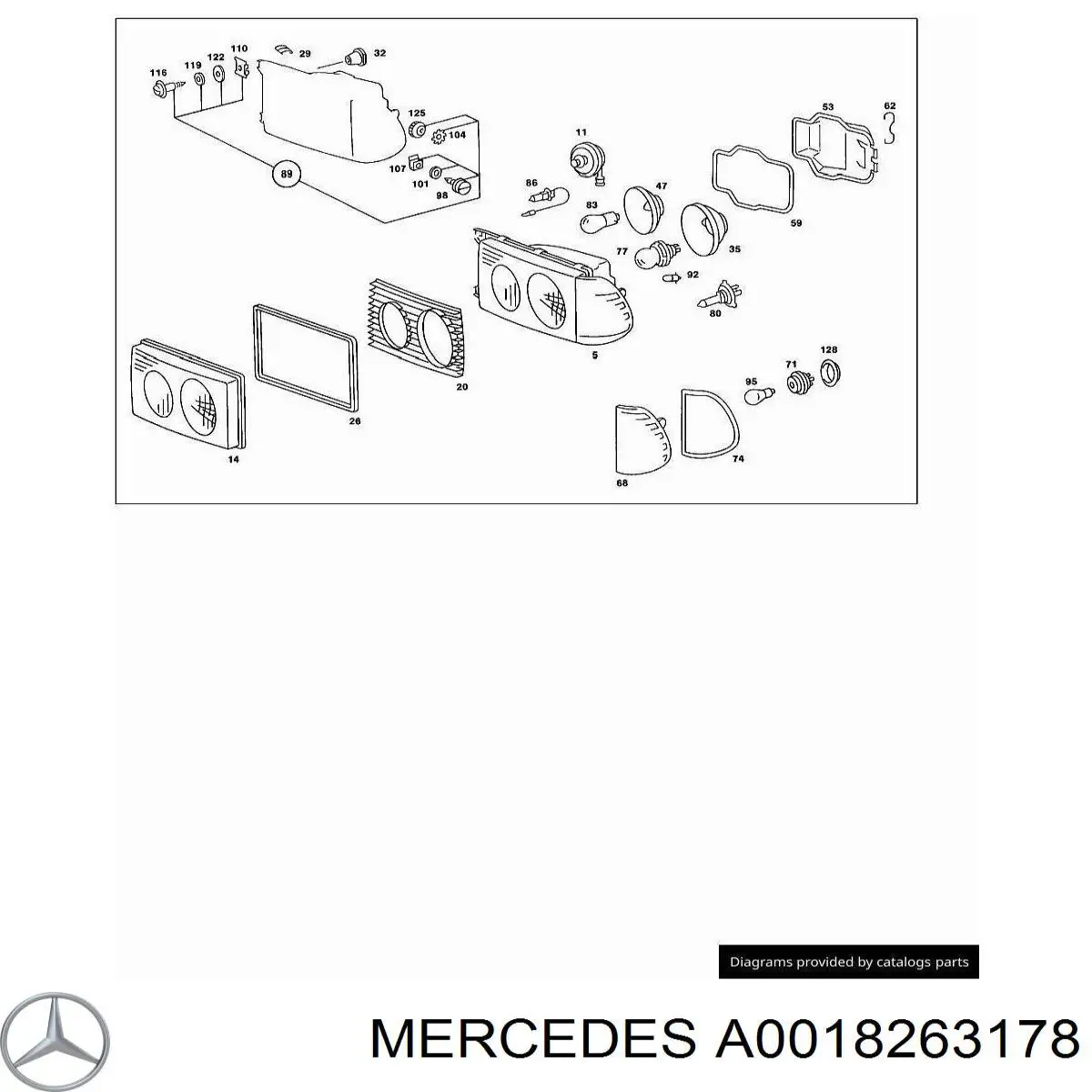 A0018263178 Mercedes 