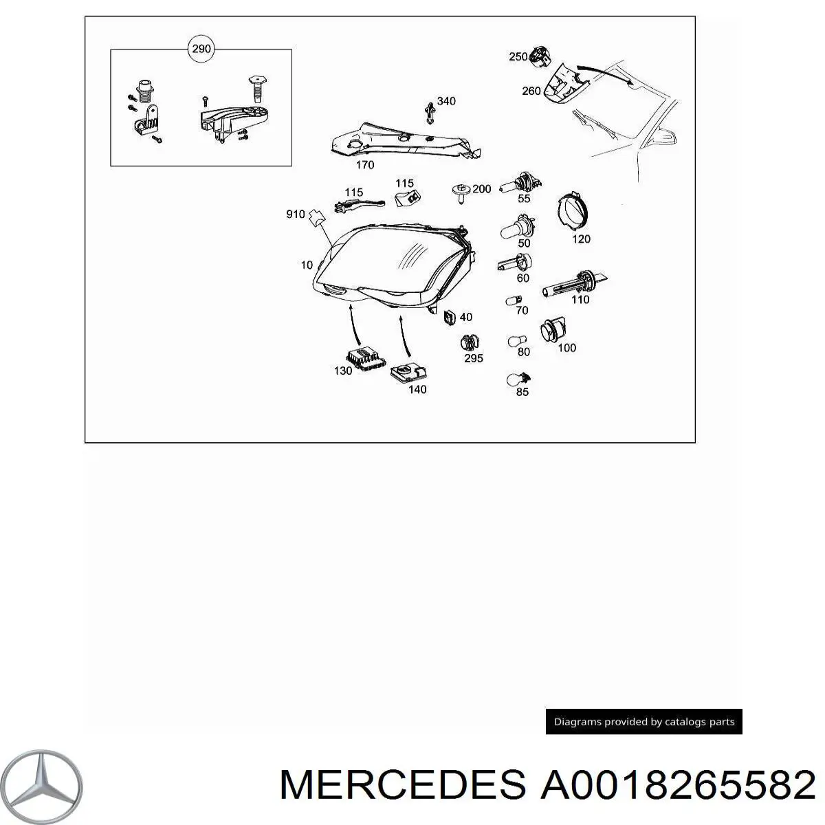 A0018265582 Mercedes 