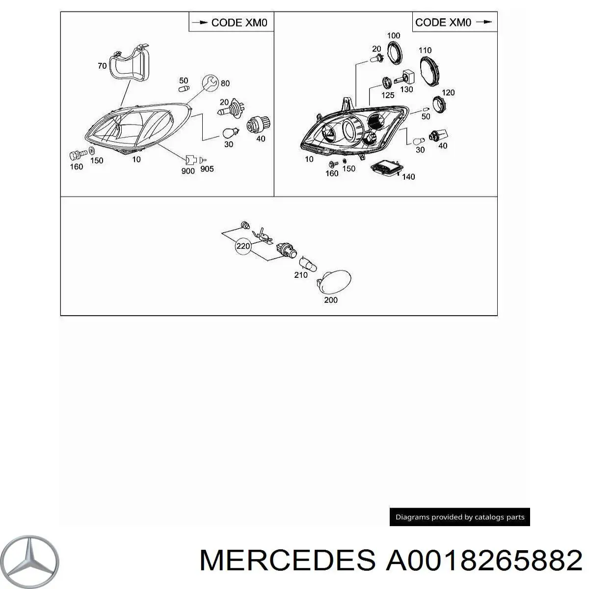  001826588264 Mercedes