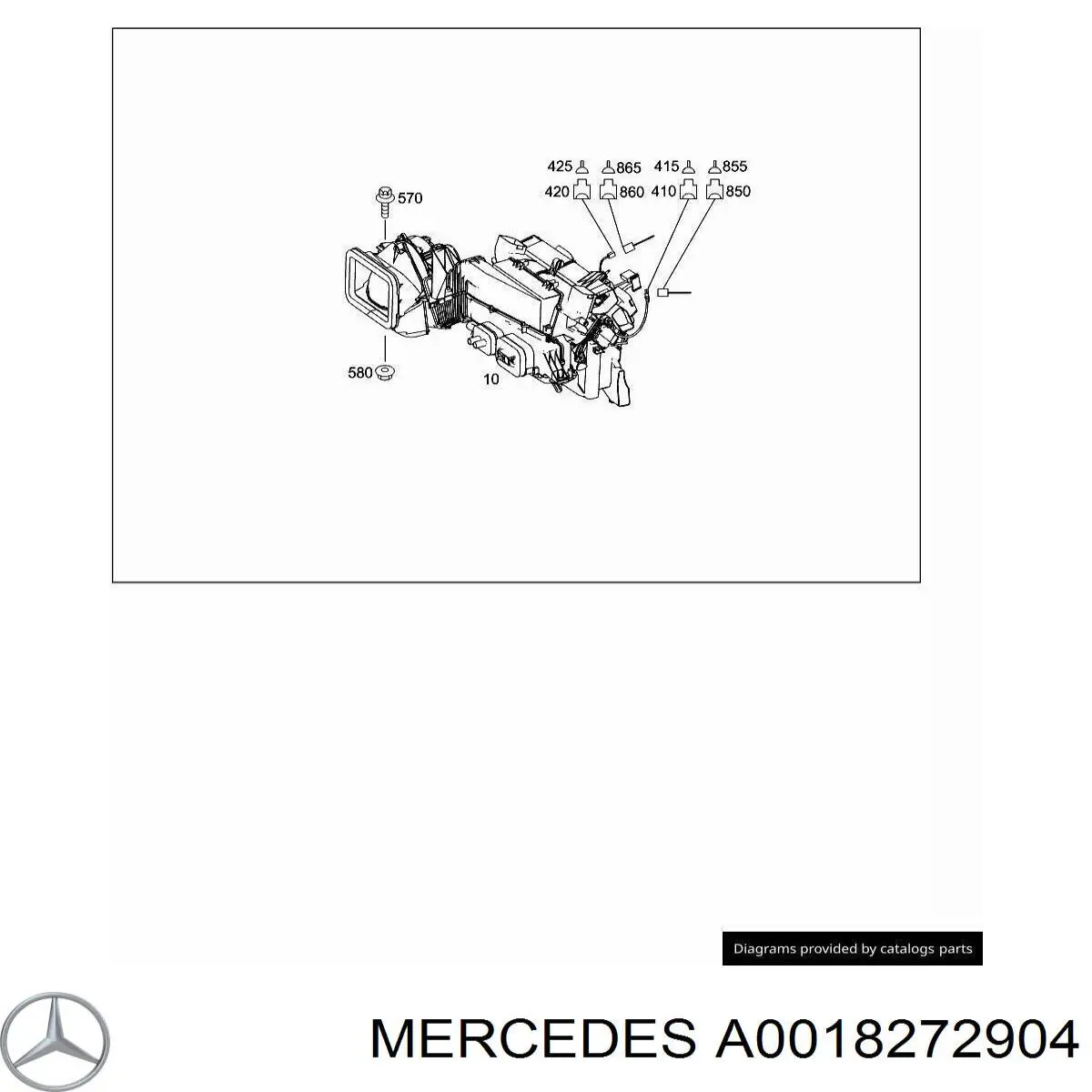 A0018272904 Mercedes 