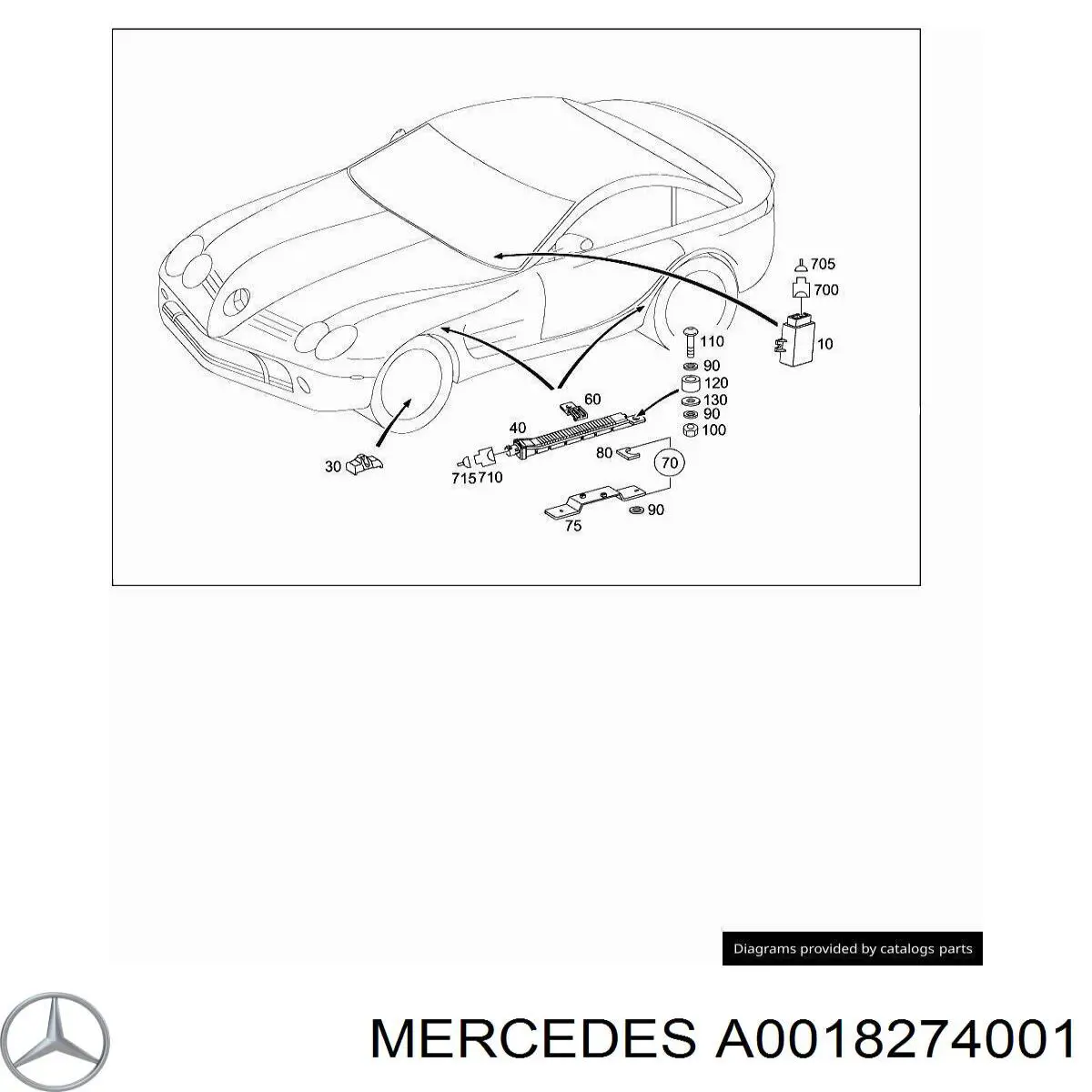 A0018274001 Mercedes 