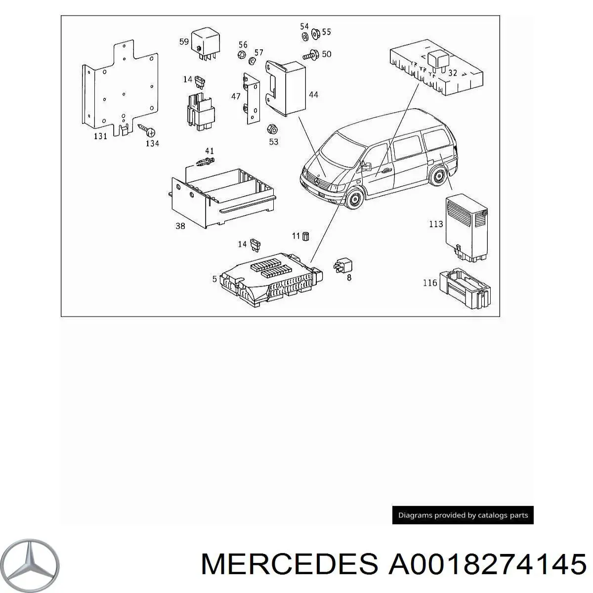  Mercedes A0018274145 цена, от 167.92 USD