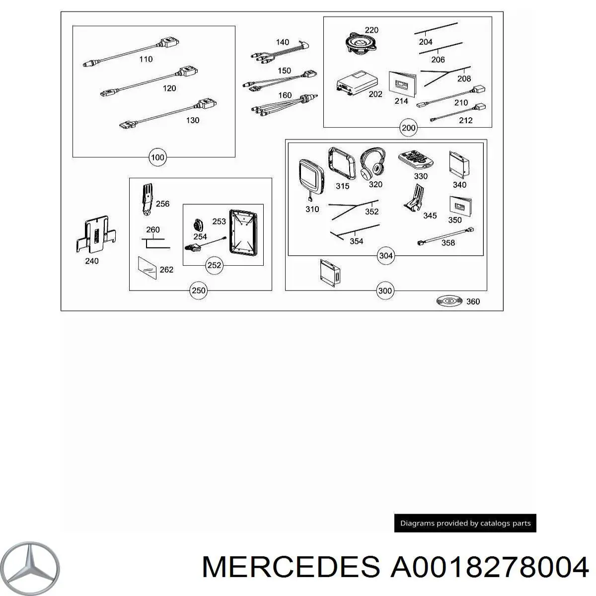 A0018278004 Mercedes 