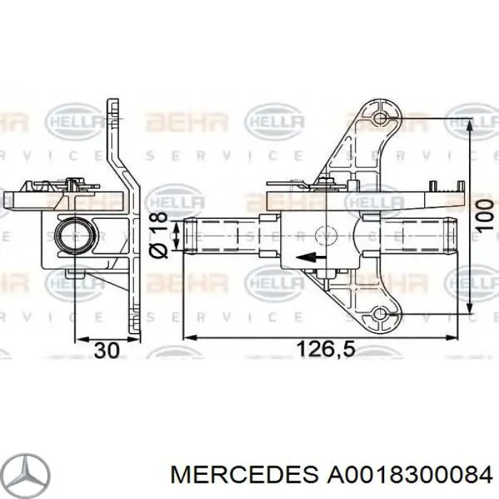  0018300084 Mercedes