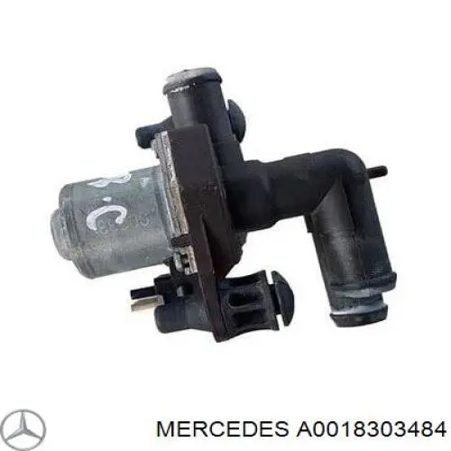 A0018303484 Mercedes кран печки (отопителя)