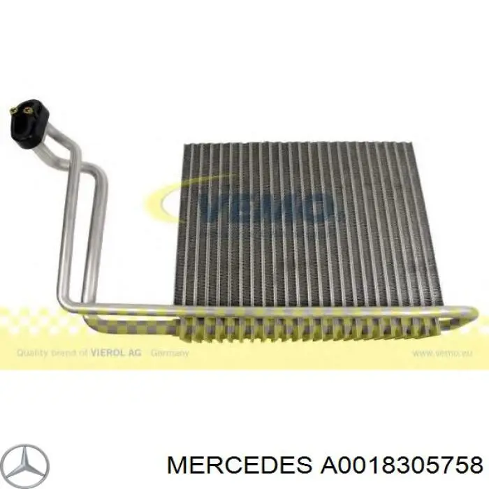 A0018305758 Mercedes vaporizador de aparelho de ar condicionado