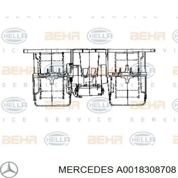 A0018308708 Mercedes вентилятор печки