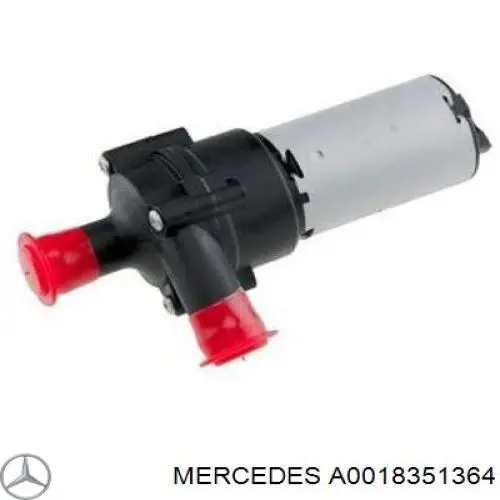 Помпа водяная (насос) охлаждения, дополнительный электрический Mercedes A0018351364